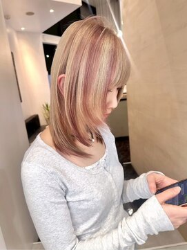 シェノン 表参道(CHAINON) 表参道/着物ヘア/ダークアッシュ/ミディアムレイヤーカット/渋谷