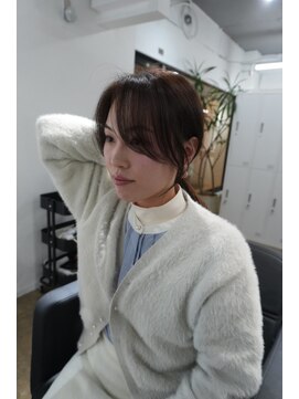 ミヨン 京都烏丸店(miyon) 【miyon】韓国レイヤーカット×暗髪カラー×髪質改善