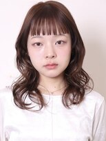 ヨファ ヘアー 芦屋店(YOFA hair)&nbsp;似合わせカット大人ガーリーミディアムレイヤーカット0203