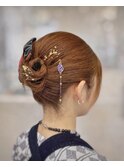 お祭りヘア