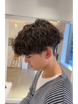 オーシャントーキョー 仙台(OCEAN TOKYO)&nbsp;波巻きツイストスパイラルツーブロック刈り上げメンズパーマ