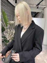 ペレ アネックス 大阪梅田茶屋町店(PELE ANNEX) 着物ヘア/ダークアッシュ/ミディアムレイヤーカット/梅田