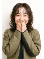 ラレイ ハラジュク(Lalei harajuku)&nbsp;原宿ミディアムレイヤースパイラルパーマウェーブ20代30代40代