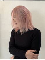 ヘアーカットパーラーコール(HAIRCUT PARLOR CALL) ホワイトピンクカラー!!