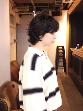 ブロック ジャポン(bloc japon) 癖毛パーマウルフショートヘア レイヤーショート/池田裕和