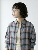 キビト(kibito)&nbsp;新宿ボブパーマ黒髪パーマオン眉パーマニュアンスパーマ30代40代
