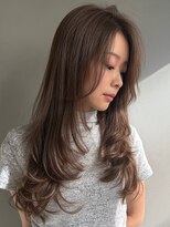 コノカ 北浜(KONOKA)&nbsp;レイヤーカット/韓国巻き/顔周りカット/ラテグレージュ