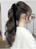 韓国風レイヤーカット髪質改善ダブルカラーハッシュカット