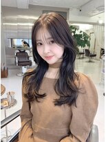 オブヘアー オモテサンドウ(Of HAIR OMOTESANDo)&nbsp;レイヤーカット/ロングレイヤー/ミディアムレイヤー/暗髪