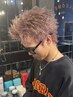 メンズカット+フルカラー+3stepトリートメント￥12000(メンズサロン/眉毛)