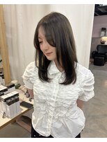 アマーク(a mark)&nbsp;【小川　結女花】オリーブグレージュ◇水素カラー
