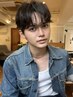 【朝セット1分】メンズ似合わせカット・ニュアンスパーマ・眉カット