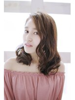 ポルトアズール(porteazur)&nbsp;前髪かきあげフェミニンカール