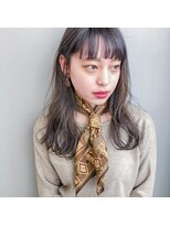 ハル ヘアスタジオ(haRu hair studio)&nbsp;グレイッシュロング