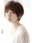 骨格矯正小顔に見えるショート♪