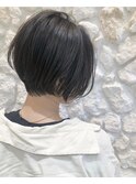 Moana豊見城#ハンサムショート#アッシュ#小顔ヘッドスパ