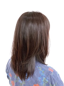 クオリス 上板橋店(QUALIS) 30代40代　艶感ストレート/ピンクブラウン/レイヤースタイル