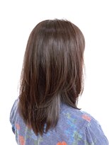 クオリス 上板橋店(QUALIS) 30代40代 艶感ストレート/ピンクブラウン/レイヤースタイル