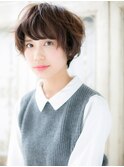 *mod's姪浜*…無造作パーマのゆるふわマッシュショートd
