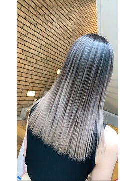 ラフ 難波店(LAFF) #黒髪#ボブルフ#ネビージュ#小顔#ワンレン