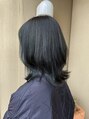 アドゥーヘアー(A do hair) ＊ 韓国風レイヤーカット×ブルーブラック ＊