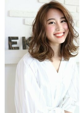 ヘアアンドメイク シークネクスト(HAIR&MAKE SeeK NEXT) 【SeeK  NEXT】レイヤーボブ×グレージュ
