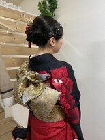 ロカット サロン(Roquat Salon)&nbsp;成人式着付けとヘアセット【卒業式袴/立川/ヘアアレンジ/立川】