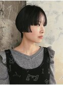 step cut ショートボブ