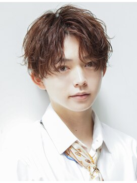 オーシャントーキョー 渋谷神南(OCEAN TOKYO) ツーブロック束感スパイラルパーママッシュ