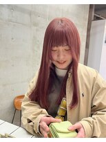 ソルトウォーター(SALT WATER)&nbsp;アプリコットピンクカラー/ダブルカラー/恵比寿 代官山