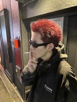 フライ 東通り店(Frei) 赤髪スパイキーショート