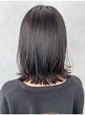 くびレイヤーセミディ美髪アッシュブラック_ba498241