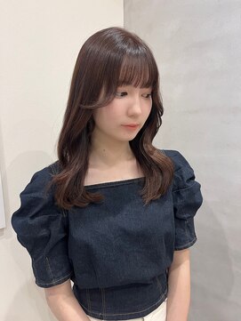 シェノン 夙川(CHAINON) 髪質改善/レイヤーカット/ヘアセット/オリーブベージュ