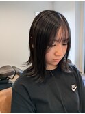 ミディアム学生カット