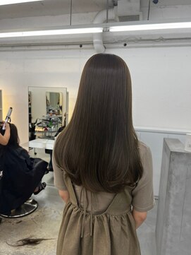 ノク 渋谷(nok) オリーブグレージュ_オリーブベージュレイヤーカット