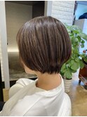スッキリショートボブ