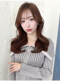 韓国ヘア レイヤーカット 顔まわりカット 前髪