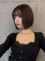 ナループロア ルームー(Nalu pu loa ROOMOO)&nbsp;顔まわりレイヤーボブ/タッセルカット/タンバルモリ/韓国ボブ