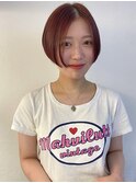 ミニボブショート/レッド/ハンサムショート_下北沢