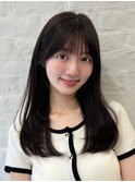 くびれヘア/レイヤーカット/前髪/顔まわりカット/三軒茶屋