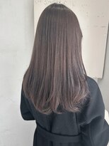 キャンバス バイ ネオリーブ 横浜西口(Canvas by neo.)&nbsp;ロングレイヤー ワンカールレイヤーカット ブラウンベージュ