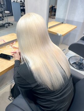 エイト 横浜店(EIGHT) 【ホワイトブロンド】横浜//髪質改善/ダブルカラー