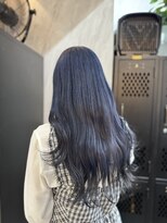 ヴァイス 渋谷店(VAICE)&nbsp;ブリーチカラー/ネイビーブルー/青髪