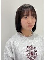 エアー 横浜(AIR) 【寺本】シンプルボブぱっつん前髪シアーバング