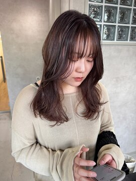 ネアー 新潟(NEER) アプリコットオレンジ/くびれヘア/ウェーブショート［新潟］