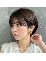 ロンドブルーム 天神大名店(Lond Bloom) イメチェンショート外ハネボブ美髪ブルーブラックワイドバング