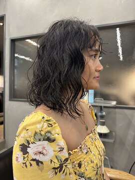 キーチェ 梅田中崎町(keych) レイヤーカット/ウェーブミディアム[中崎町/梅田駅］