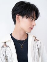 ケアリー 川西能勢口(Carelly)&nbsp;ツイストパーマ七三オールバックマッシュウルフスリークショート