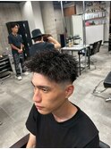 短髪ツイスパパーマ/メンズ/刈り上げ/眉毛/ツイスト
