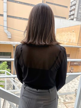 ミント(mint) 秋冬こっくり*チャコールグレー/ショートボブ